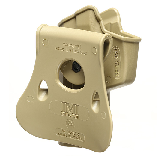 IMI Defense Level 2 Holster Kunststoff Paddle fr H&K USP / P8 9mm tan Bild 3