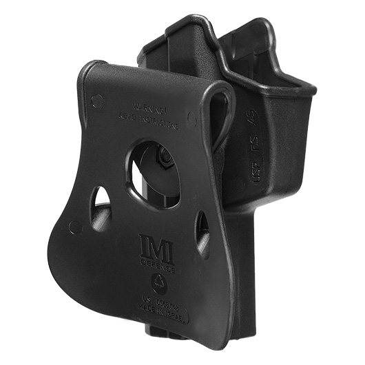 IMI Defense Level 2 Holster Kunststoff Paddle fr H&K USP .45 schwarz Bild 3