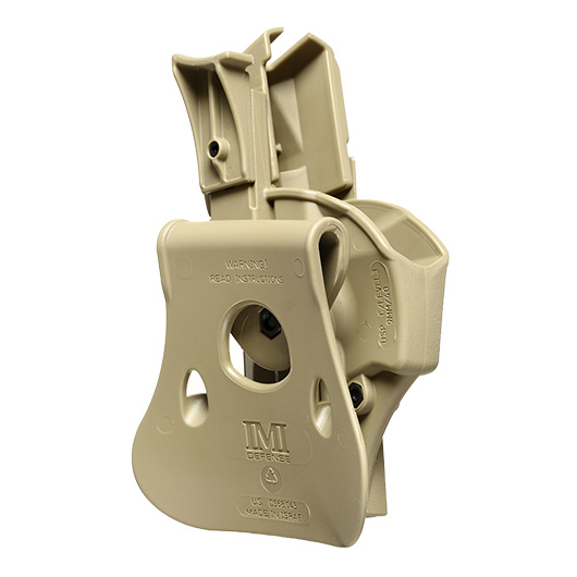 IMI Defense Level 3 Holster Kunststoff Paddle fr H&K USP Compact tan Bild 3
