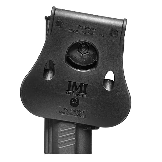 IMI Defense Level 2 Holster Kunststoff Paddle fr 1911 Modelle mit Rail schwarz Bild 4