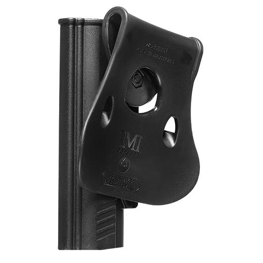 IMI Defense Level 2 Holster Kunststoff Paddle fr 1911 Modelle mit Rail schwarz Bild 5