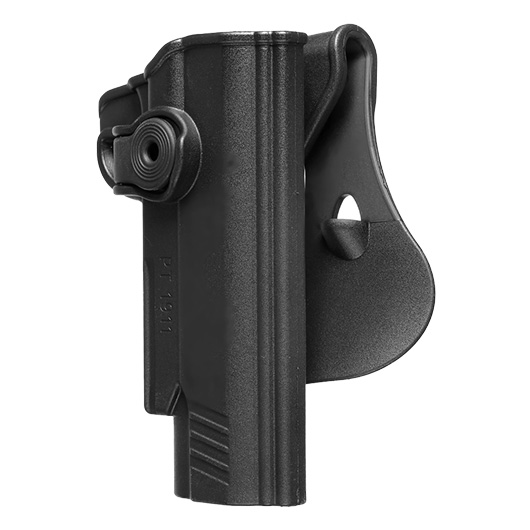 IMI Defense Level 2 Holster Kunststoff Paddle fr 1911 Modelle mit Rail schwarz Bild 7