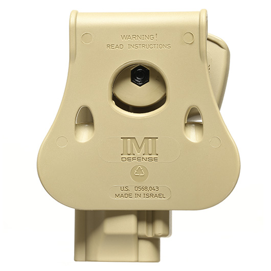 IMI Defense Level 2 Holster Kunststoff Paddle fr Beretta 92 Modelle tan Bild 4