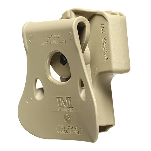 IMI Defense Level 2 Holster Kunststoff Paddle fr Walther P99 tan Bild 3