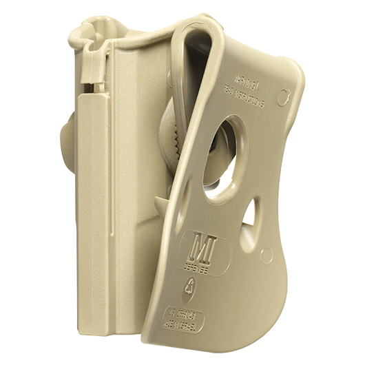 IMI Defense Level 2 Holster Kunststoff Paddle fr Walther P99 tan Bild 5