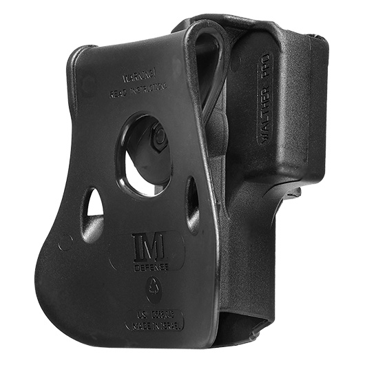 IMI Defense Level 2 Holster Kunststoff Paddle fr Walther PPQ schwarz Bild 3