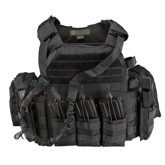 101 INC. Plattentrger Set Tactical Operator schwarz