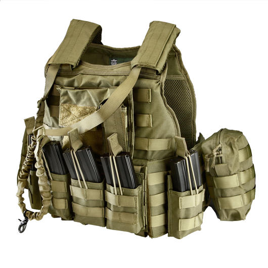 101 INC Plattentrger Set Ranger oliv Bild 1