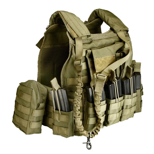 101 INC Plattentrger Set Ranger oliv Bild 2
