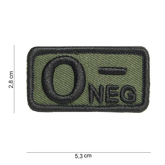101 INC Patch mit Klettflche 0 negativ oliv/schwarz