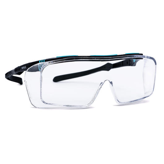 Infield Schutzbrille Ontor Schwarz-Cyan