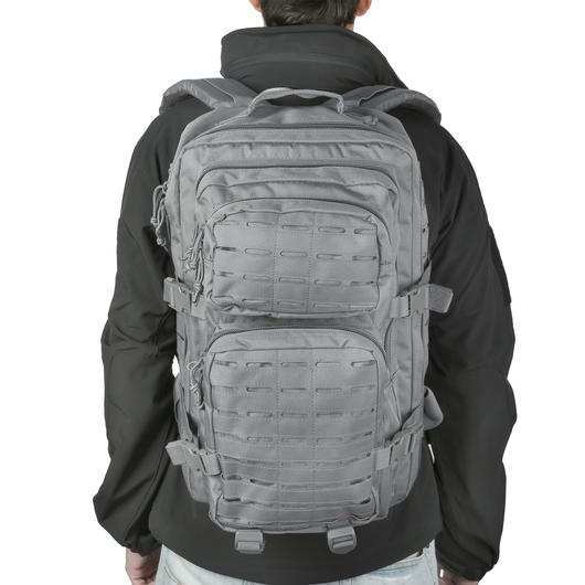 Mil-Tec Rucksack Assault Pack Laser Cut large 36L urban grey Bild 4