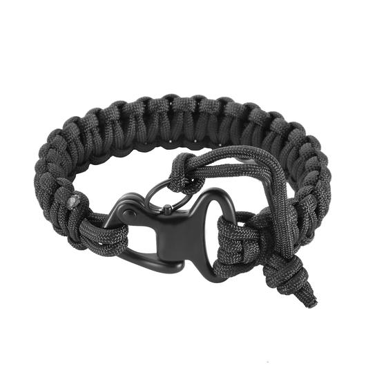 BlackField Paracord Bracelet Armband schwarz