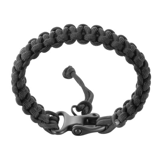 BlackField Paracord Bracelet Armband schwarz Bild 1