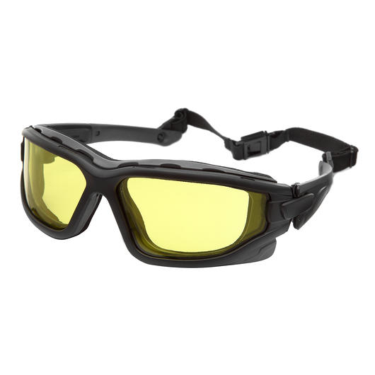 Pyramex Schutzbrille I-Force Doppelscheibe gelb