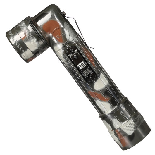 Mil-Tec LED Winkelstablampe medium flecktarn Bild 4