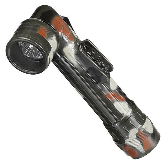 Mil-Tec LED Winkelstablampe medium flecktarn Bild 5