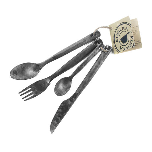 Kupilka Besteckset 4-teilig schwarz