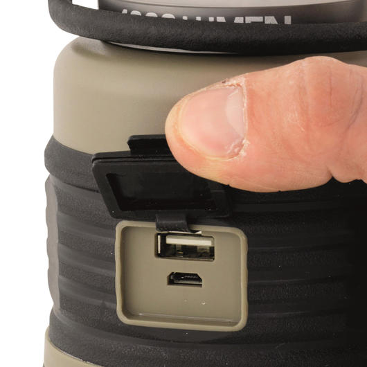 Robens LED-Laterne Lighthouse 1000 Lumen braun wiederaufladbar Bild 1