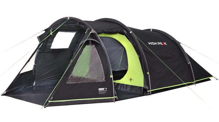 High Peak Zelt Atmos 3 fr 3 Personen dunkelgrau / grn