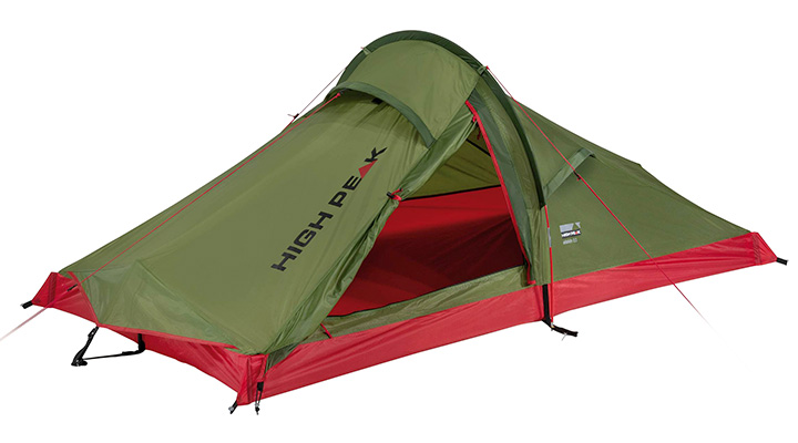 High Peak Zelt Siskin 2.0 fr 2 Personen oliv / rot