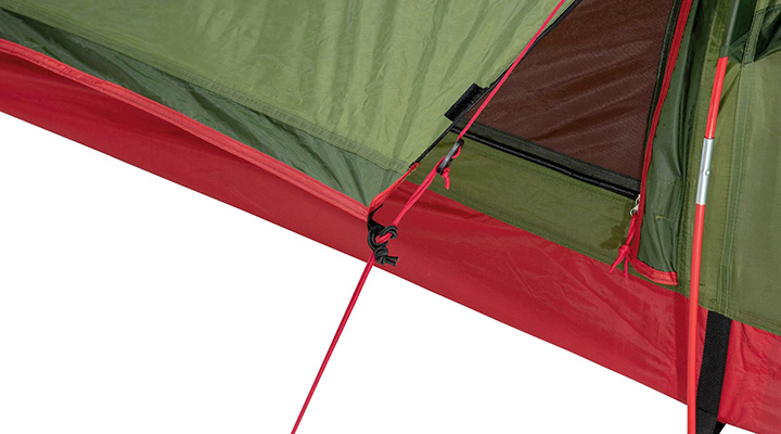 High Peak Zelt Siskin 2.0 fr 2 Personen oliv / rot Bild 6