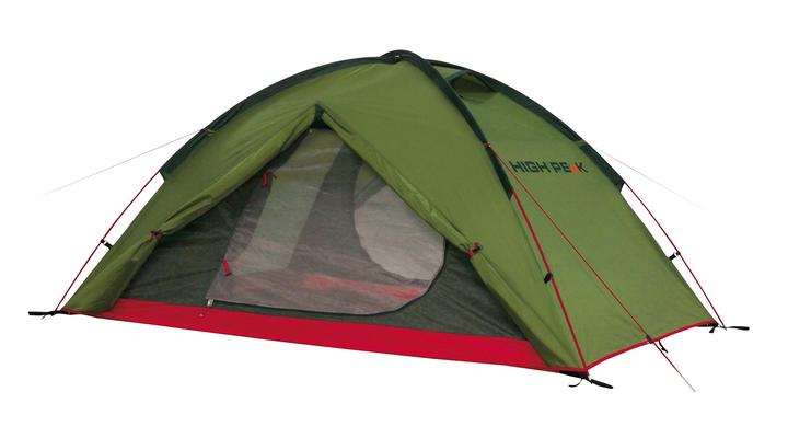 High Peak Zelt Woodpecker 3 fr 3 Personen oliv / rot Bild 2