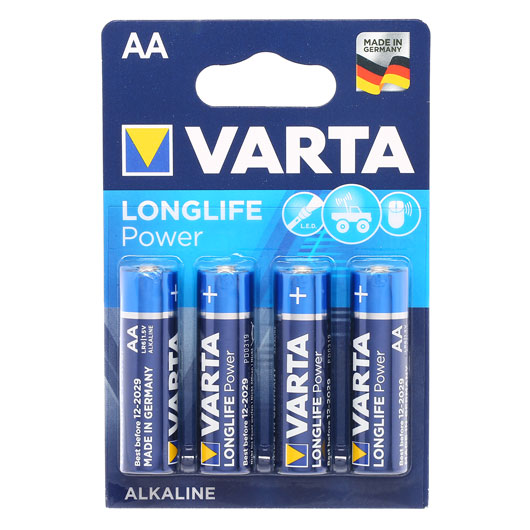 Varta Batterie LR6 AA Mignon High Energy 4 Stck
