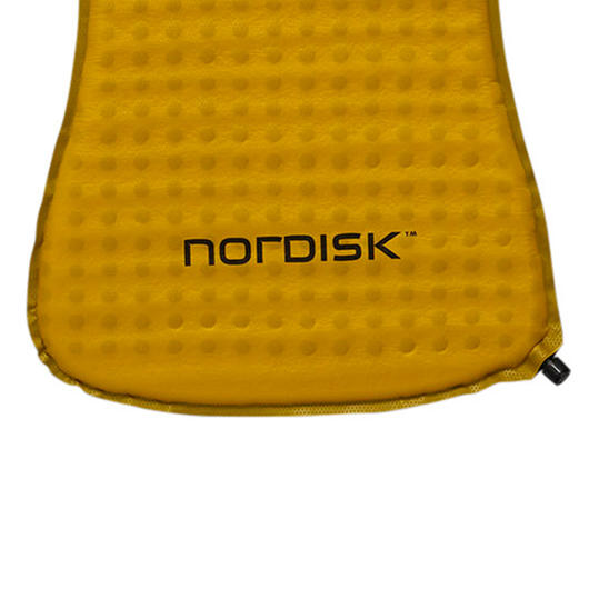 Nordisk Isomatte Grip 2.5 R gelb / schwarz selbstaufblasend mit extrem kleinem Packma Bild 1