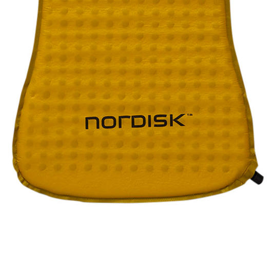 Nordisk Isomatte Grip 2.5 L gelb / schwarz selbstaufblasend mit extrem kleinem Packma Bild 1