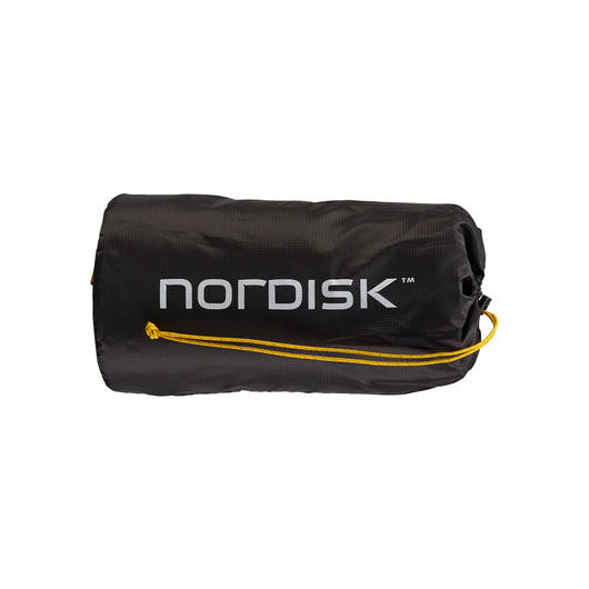 Nordisk Isomatte Grip 3.8 L gelb / schwarz selbstaufblasend mit extrem kleinem Packma Bild 2
