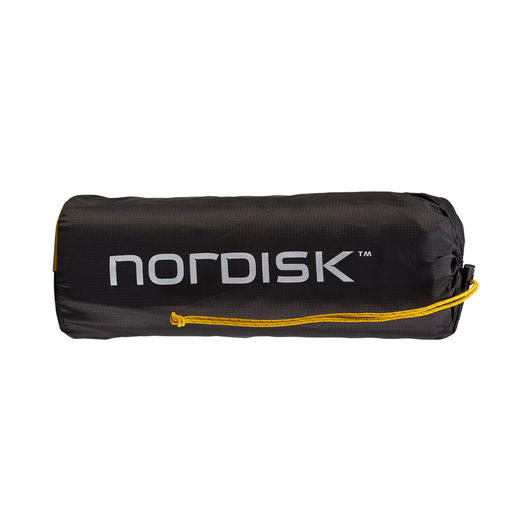 Nordisk Isomatte Ven 2.5 gelb / schwarz selbstaufblasend mit extrem kleinem Packma Bild 1