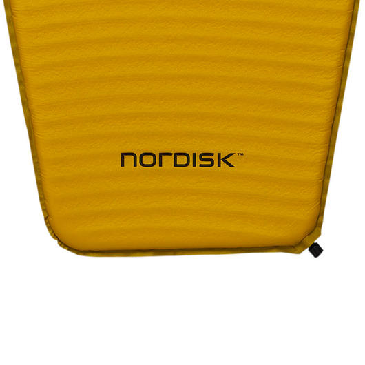 Nordisk Isomatte Ven 2.5 gelb / schwarz selbstaufblasend mit extrem kleinem Packma Bild 2