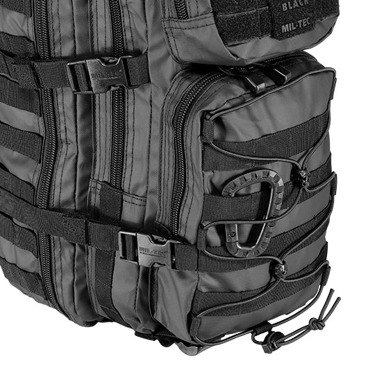 Mil-Tec Rucksack US Assault Pack small 20 Liter tactical black Bild 7