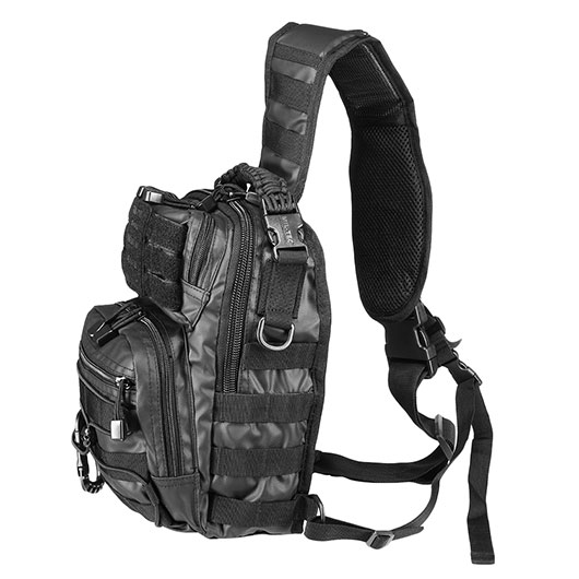 Mil-Tec Rucksack One Strap Assault Pack small 10 Liter tactical black Bild 2