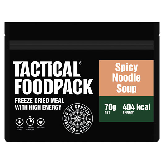 Tactical Foodpack Outdoor-Nahrungsmittel Wrzige Nudelsuppe 70 g Beutel Bild 1