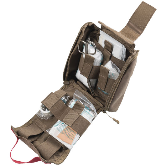 Mil-Tec IFAK Medic Pouch25 tlg. Laser Cut dark coyote Bild 1