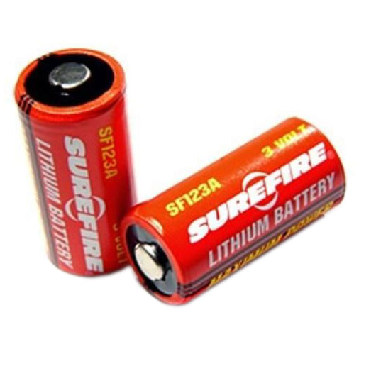 SureFire Lithium Batterie CR123A 3V 2 Stück