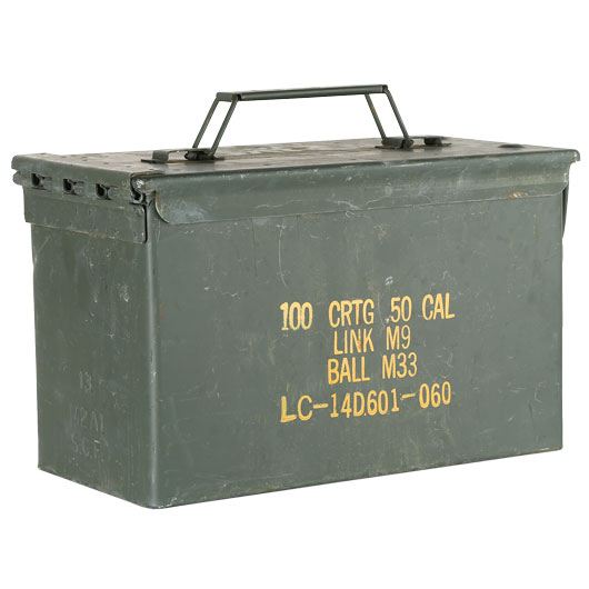 US Munitionskiste Original gross 30 x 15 x 18 cm oliv - gebraucht