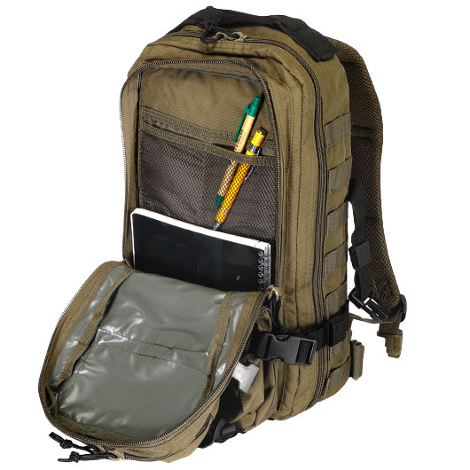 Mil-Tec Rucksack Assault Ranger Pack 20 Liter green/schwarz Bild 6