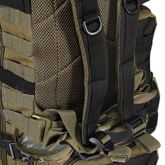 Mil-Tec Rucksack Assault Ranger Pack 20 Liter green/schwarz Bild 8