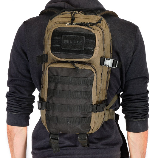 Mil-Tec Rucksack Assault Ranger Pack 20 Liter green/schwarz Bild 9