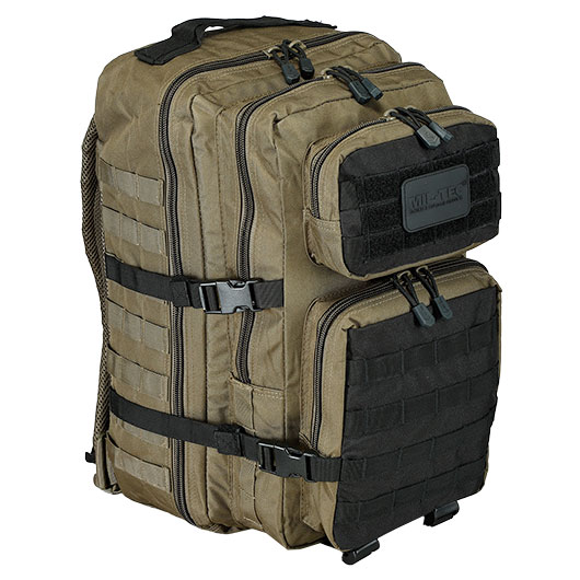 Mil-Tec Rucksack US Assault Pack LG Ranger 36 Liter green/schwarz