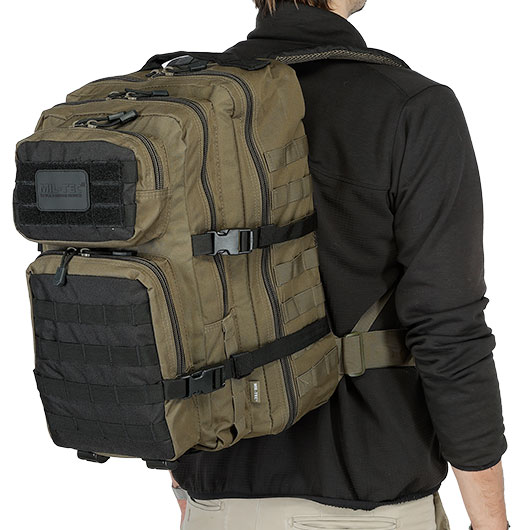 Mil-Tec Rucksack US Assault Pack LG Ranger 36 Liter green/schwarz Bild 10
