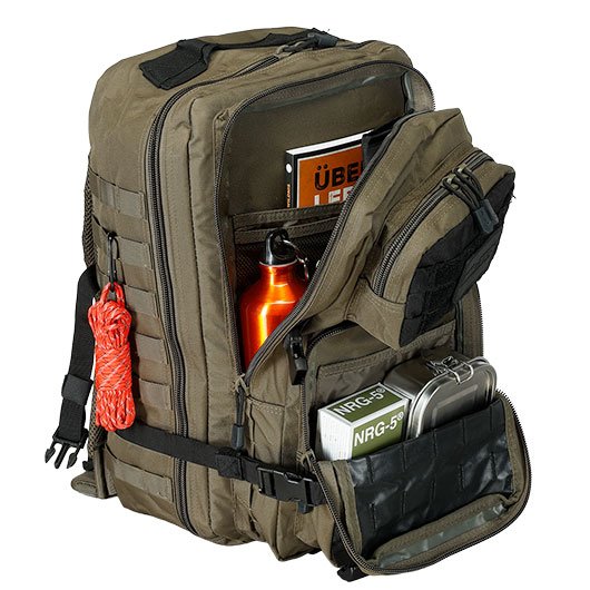 Mil-Tec Rucksack US Assault Pack LG Ranger 36 Liter green/schwarz Bild 11