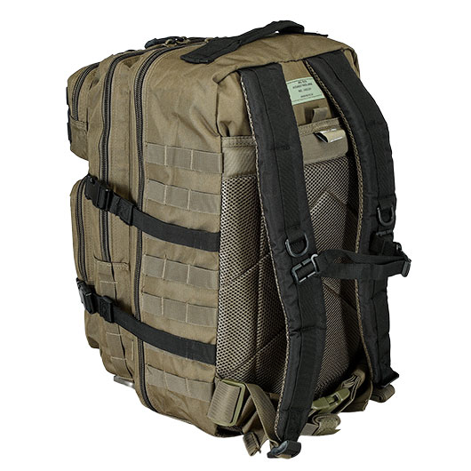 Mil-Tec Rucksack US Assault Pack LG Ranger 36 Liter green/schwarz Bild 4