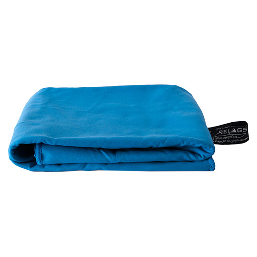 Relags Outdoor-Handtuch BasicNature Velour 85 x 150 cm blau