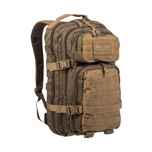 Mil-Tec Rucksack US Assault Ranger Pack 20 Liter green/coyote