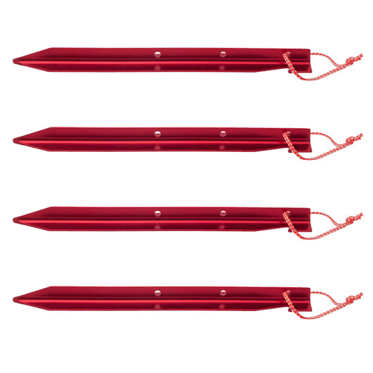 Basic Nature Zelthering T-Stake 25 cm rot 4er Pack