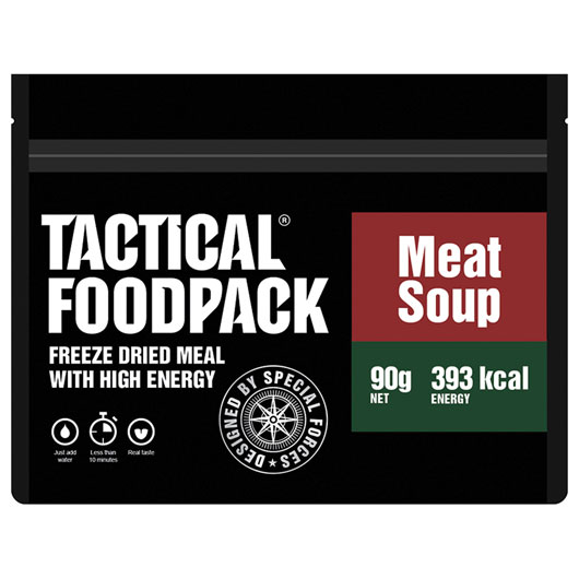 Tactical Foodpack Outdoor Mahlzeit Fleischsuppe Bild 1